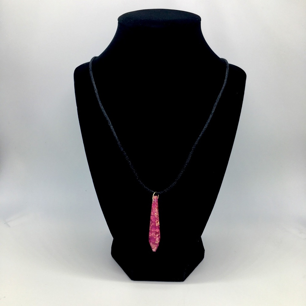Handmade Pink-Gold Pendulum - Picture 2 of 4